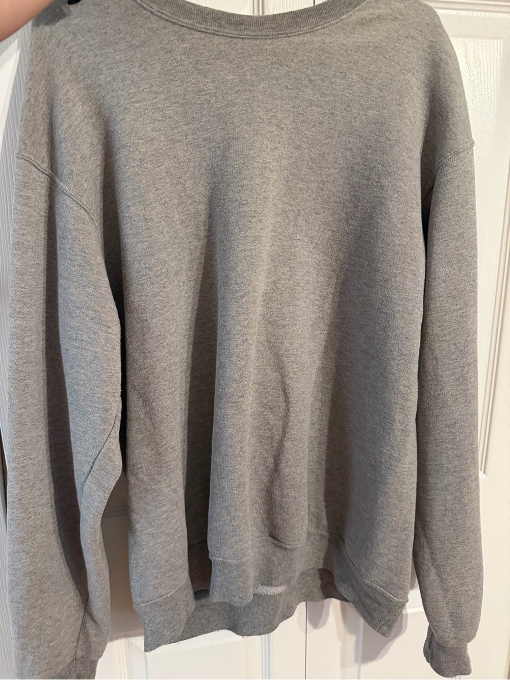 Fruit of the Loom Men's Gray Crewneck Sweatshirt